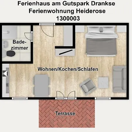 Am Gutspark Drankse Heiderose شقة